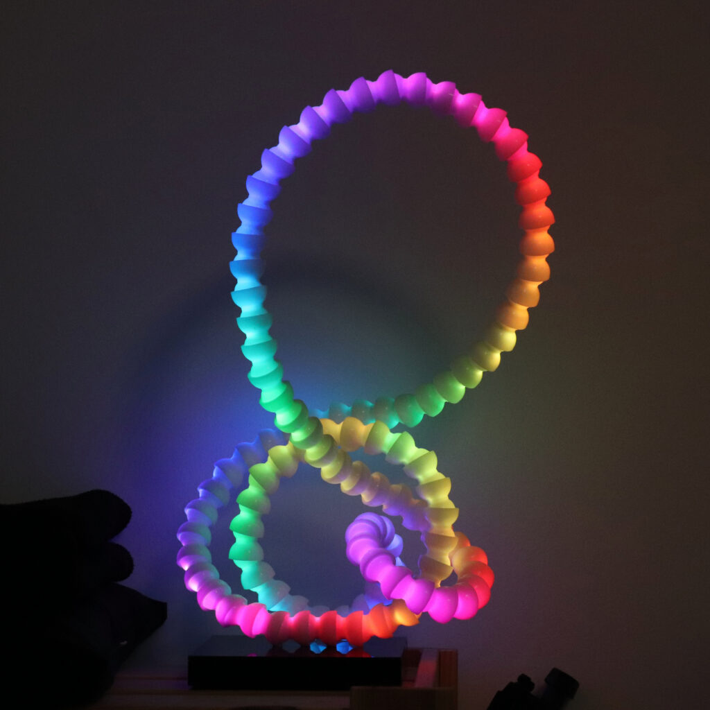 Mood Light running a rainbow animation
